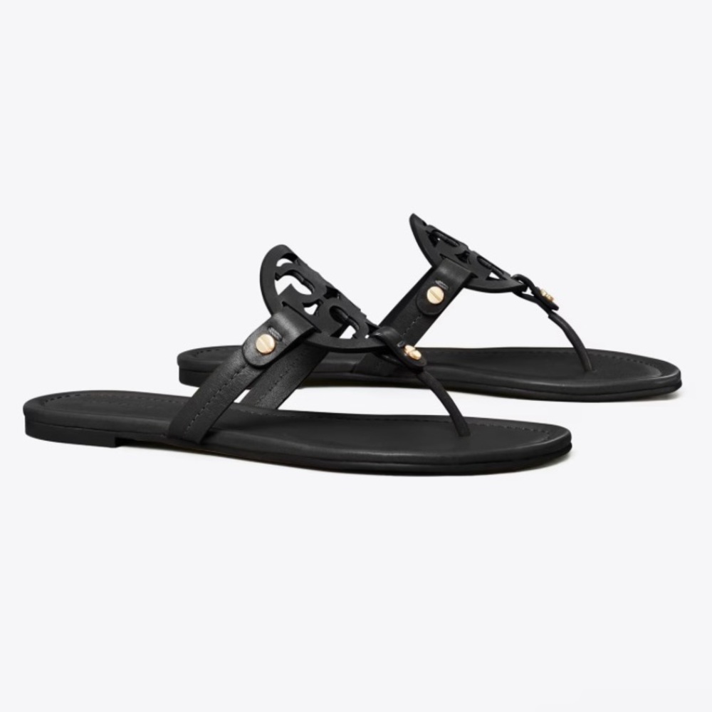 Tory Burch Black Miller Sandals